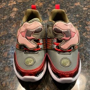 NWOT. Size 9 toddler boys Jurassic park light up sneakers
